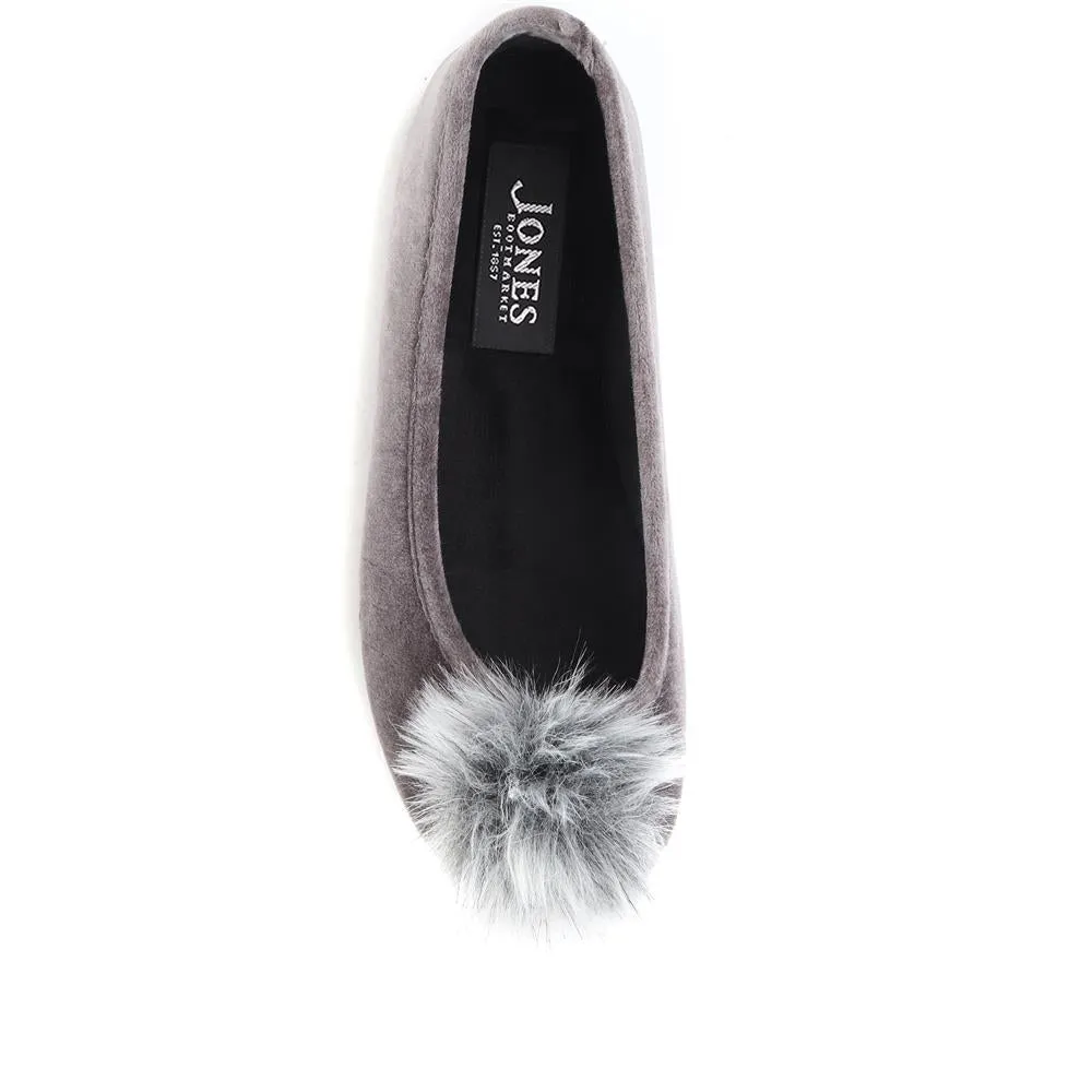 Erika Pom Pom Slippers - ERIKA / 322 776 - Grey sold by Jones Bootmaker product image thumbnail 4