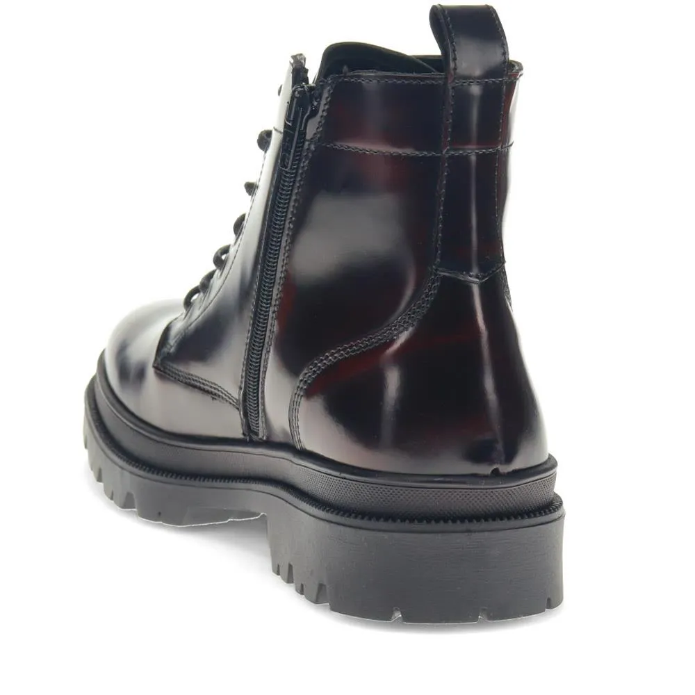 Dewsbury Lace-Up Boots - DEWSBURY / 326 627 - Burgundy sold by Jones Bootmaker product image thumbnail 3