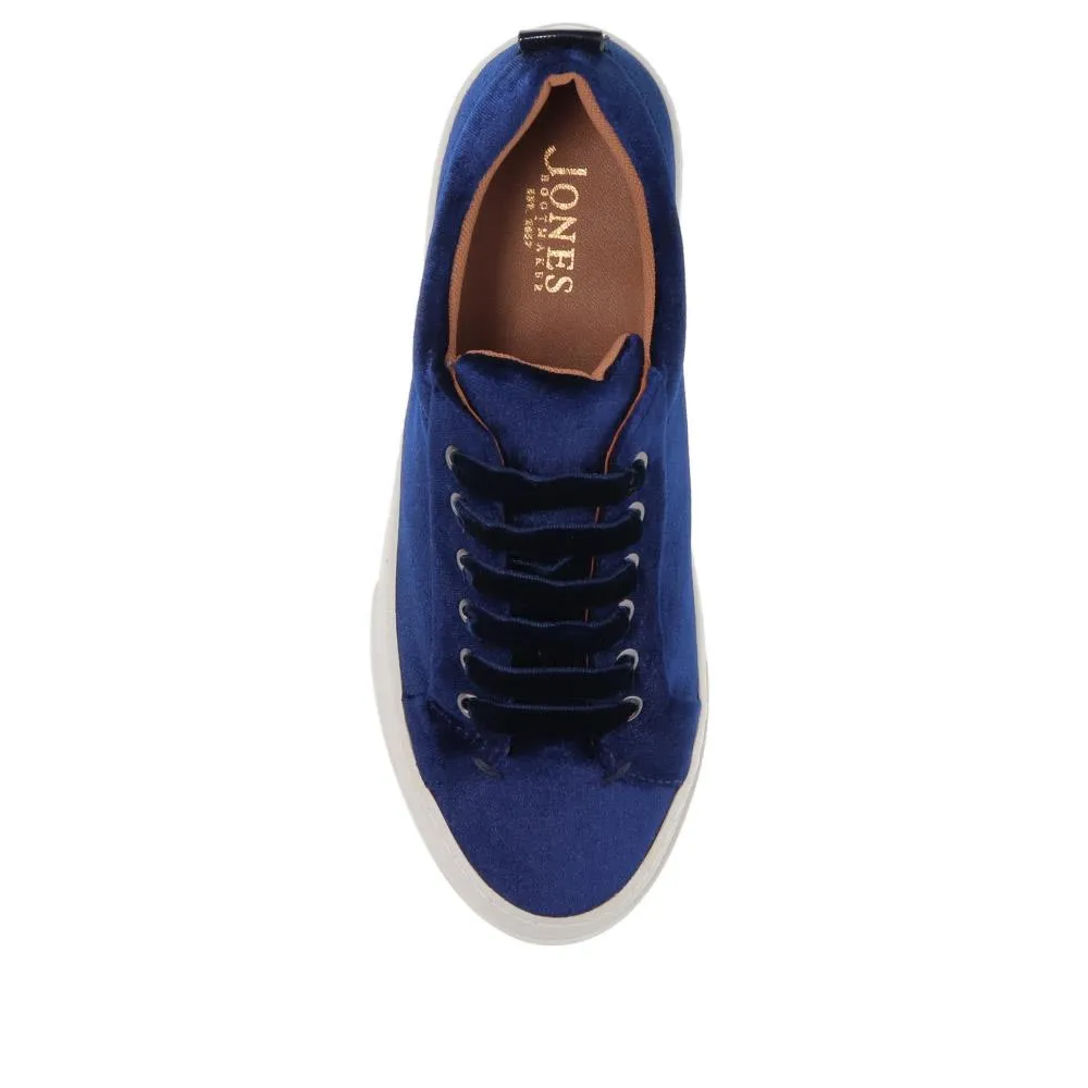 Azura Casual Velvet Trainers - AZURA / 326 576 - Navy sold by Jones Bootmaker product image thumbnail 5