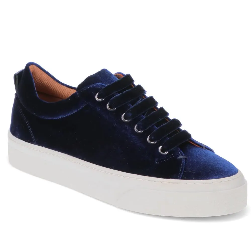 Azura Casual Velvet Trainers - AZURA / 326 576 - Navy sold by Jones Bootmaker product image thumbnail 2