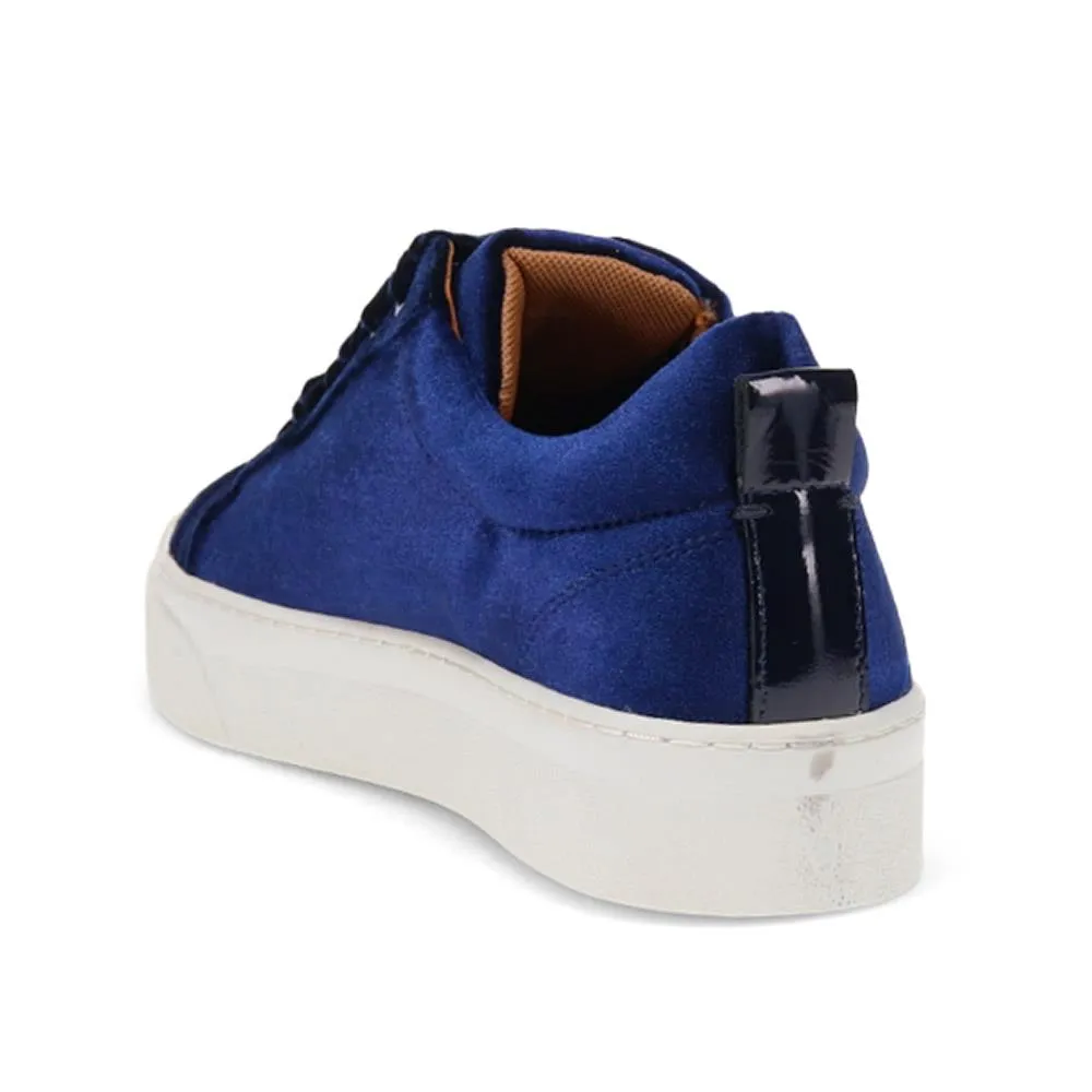 Azura Casual Velvet Trainers - AZURA / 326 576 - Navy sold by Jones Bootmaker product image thumbnail 3