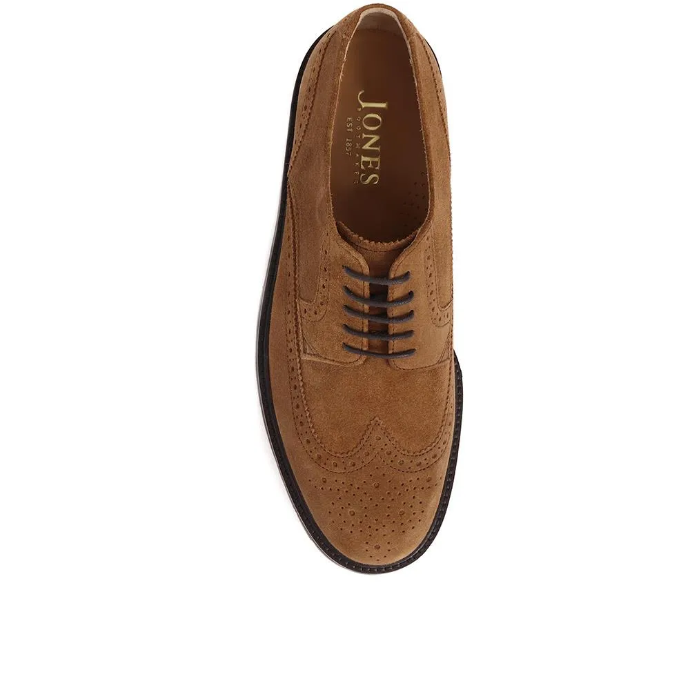 Kingsbay Men's Leather Brogues - KINGSBAY / 320 142 - Tobacco sold by Jones Bootmaker product image thumbnail 5