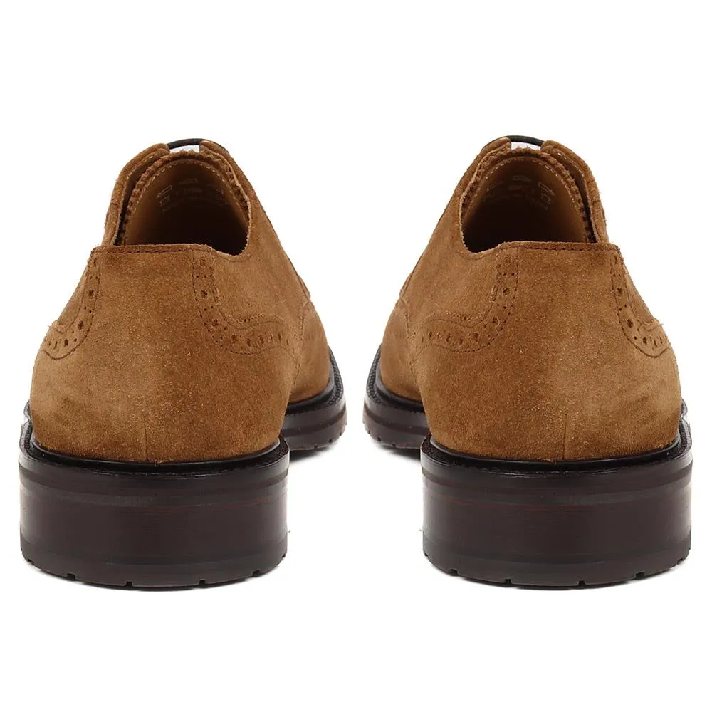 Kingsbay Men's Leather Brogues - KINGSBAY / 320 142 - Tobacco sold by Jones Bootmaker product image thumbnail 3