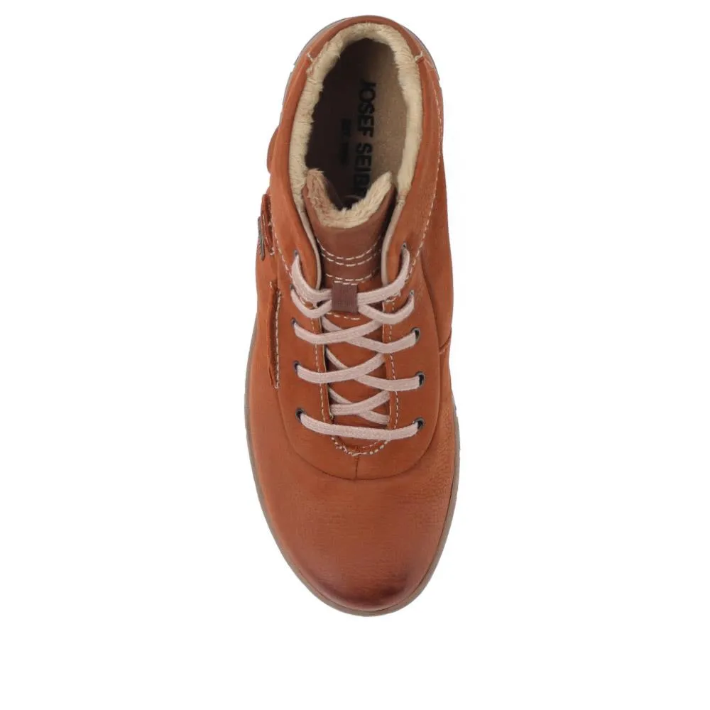 Leather Faux-Fur-Lined Ankle Boots - JOSEF40510 / 326 495 - Cognac sold by Jones Bootmaker product image thumbnail 5