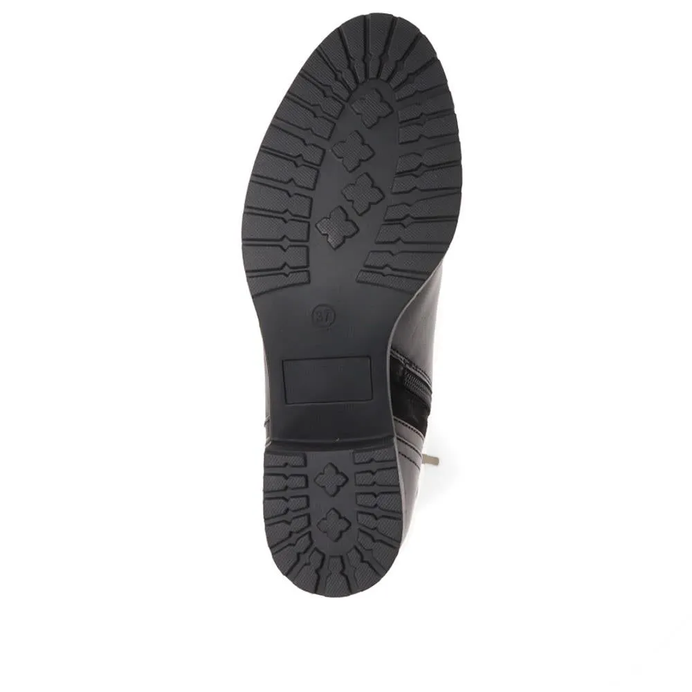 Leather Long Boots - SINO40509 / 326 466 - Black sold by Jones Bootmaker product image thumbnail 4