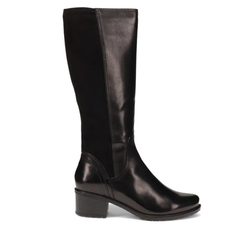 Leather Long Boots - SINO40509 / 326 466 - Black sold by Jones Bootmaker