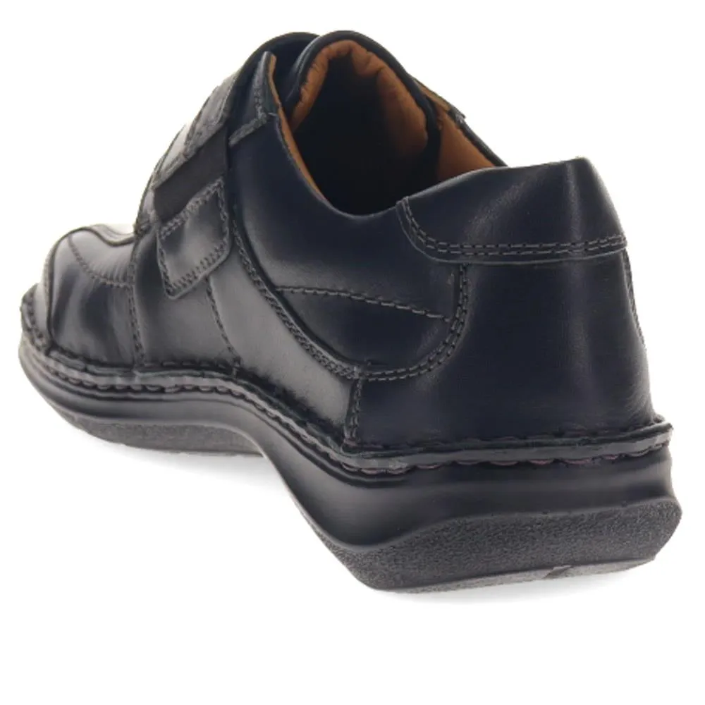 Smart Leather Touch-Fasten Shoes - JOSEF40505 / 326 431 - Black sold by Jones Bootmaker product image thumbnail 3
