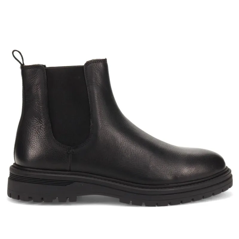Ethan Casual Leather Ankle Boots - ETHAN / 326 399 - Black Grain sold by Jones Bootmaker