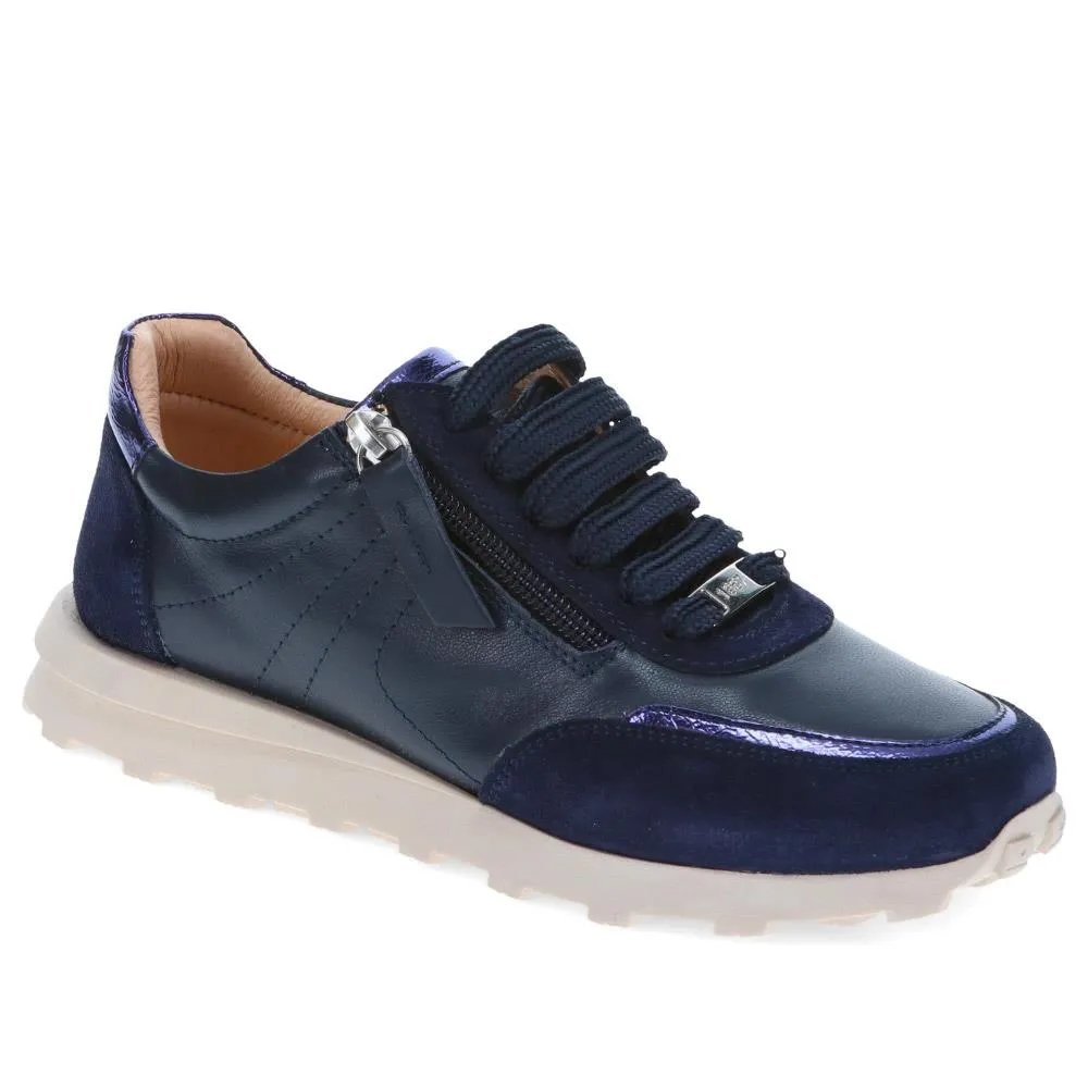 Aisha Lace-Up Trainers - AISHA / 326 303 - Navy sold by Jones Bootmaker product image thumbnail 2