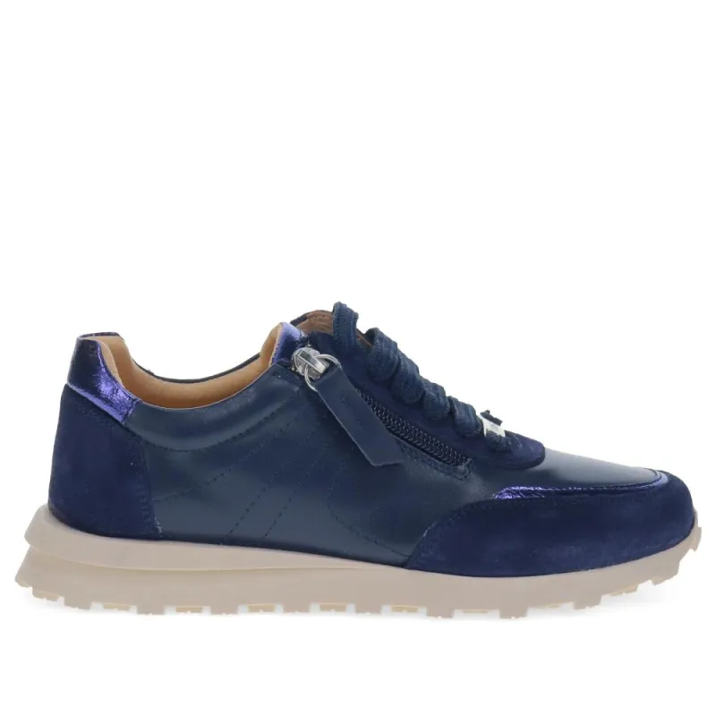 Aisha Lace-Up Trainers - AISHA / 326 303 - Navy sold by Jones Bootmaker