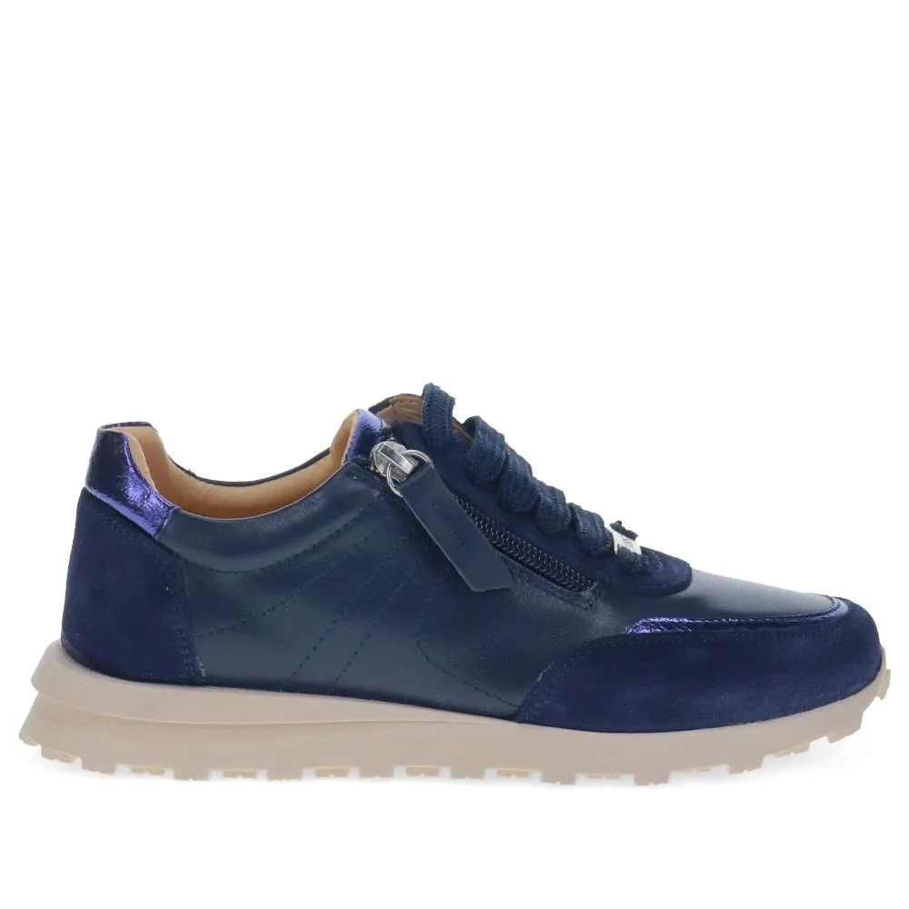 Aisha Lace-Up Trainers - AISHA / 326 303 - Navy sold by Jones Bootmaker