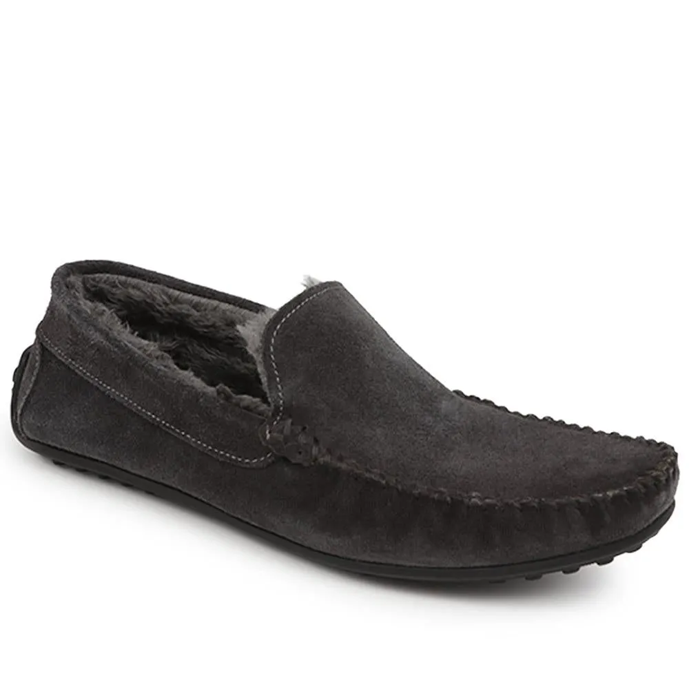 Zain Suede Full Slippers - ZAIN / 326 286 - Charcoal sold by Jones Bootmaker product image thumbnail 2