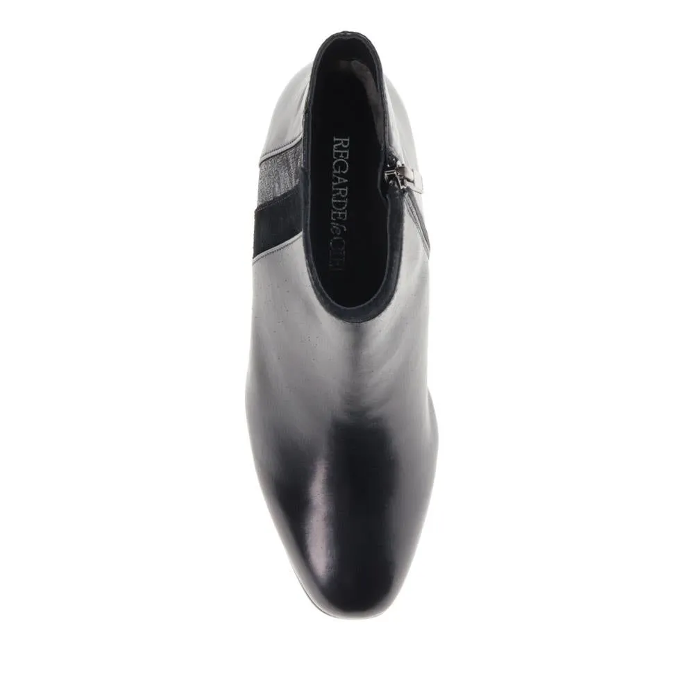 Leather Block Heel Ankle Boots - SINO40510 / 326 263 - Black sold by Jones Bootmaker product image thumbnail 5