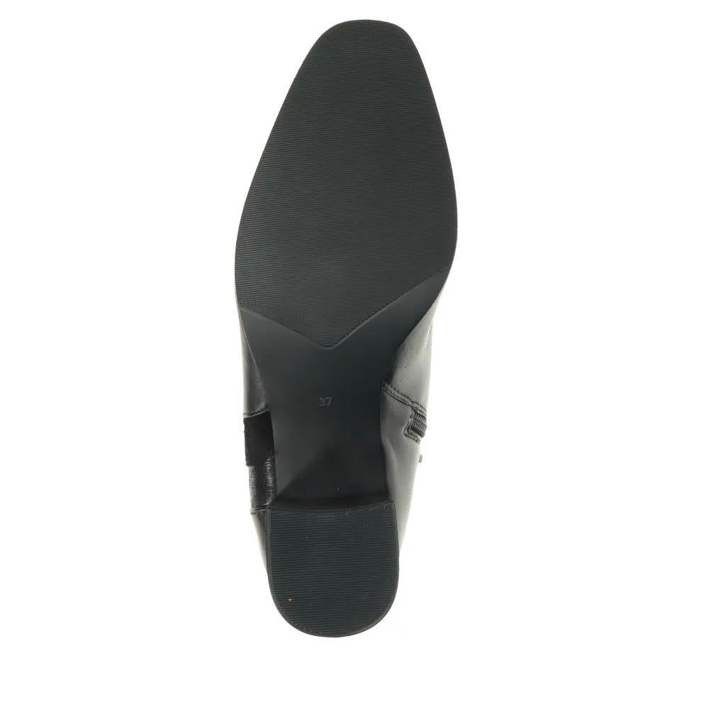 Leather Block Heel Ankle Boots - SINO40510 / 326 263 - Black sold by Jones Bootmaker product image thumbnail 4