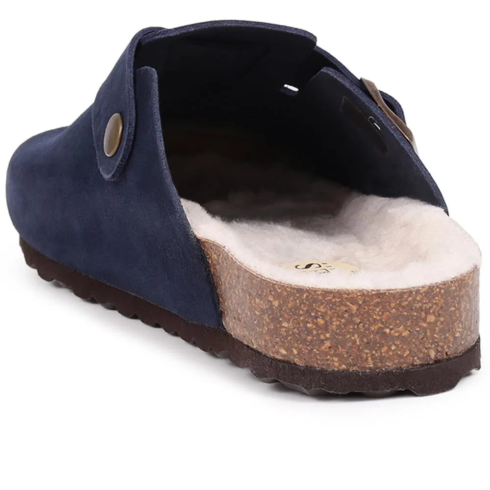 Freida Mules Slippers - FREIDA / 326 251 - Navy sold by Jones Bootmaker product image thumbnail 3
