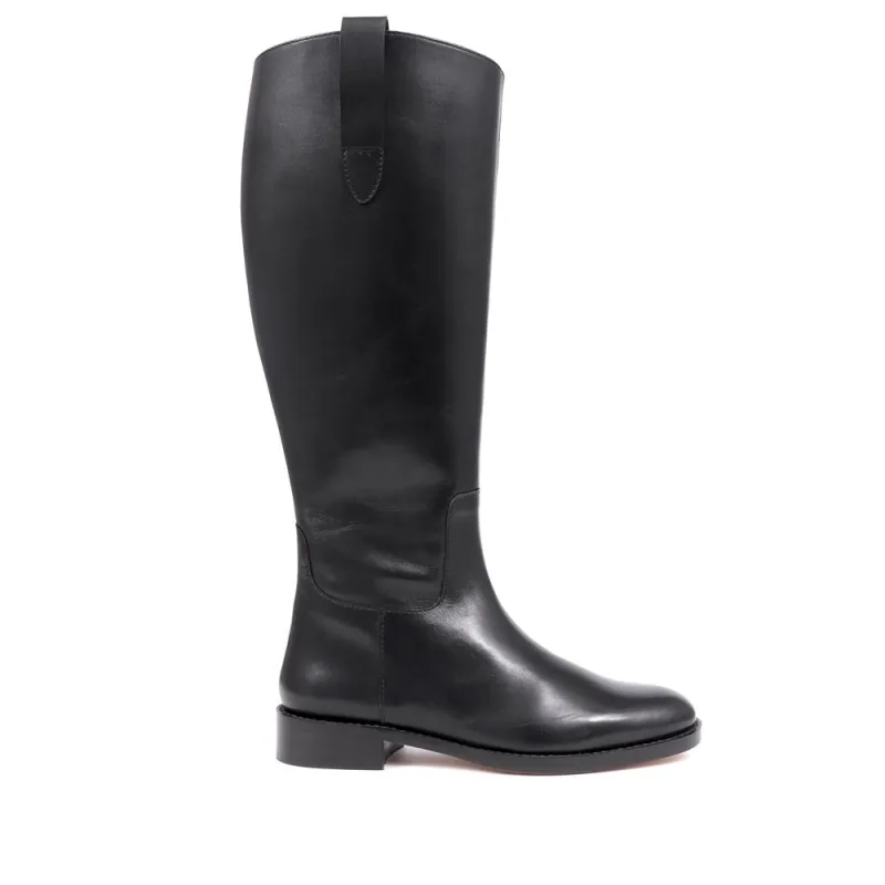 Emelia Medium Calf Fit Leather Boots  - EMELIAM / 326 210 - Black sold by Jones Bootmaker