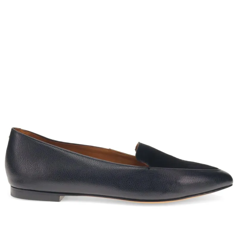 Sicily Leather Slip-On Shoes - SICILY / 326 204 - Black sold by Jones Bootmaker