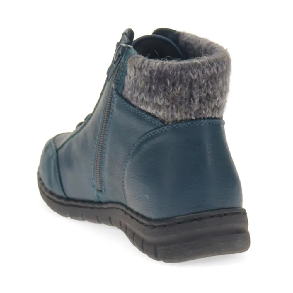 Nimble Leather Ankle Boots - NIMBLE / 326 157 - Navy sold by Jones Bootmaker product image thumbnail 3