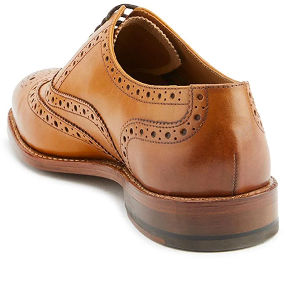 Braxton Leather Brogues - BRAXTON / 326 034 - Tan sold by Jones Bootmaker product image thumbnail 3