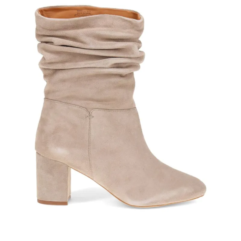 Karelle Calf-Length Boots - KARELLE / 325 958 - Grey sold by Jones Bootmaker
