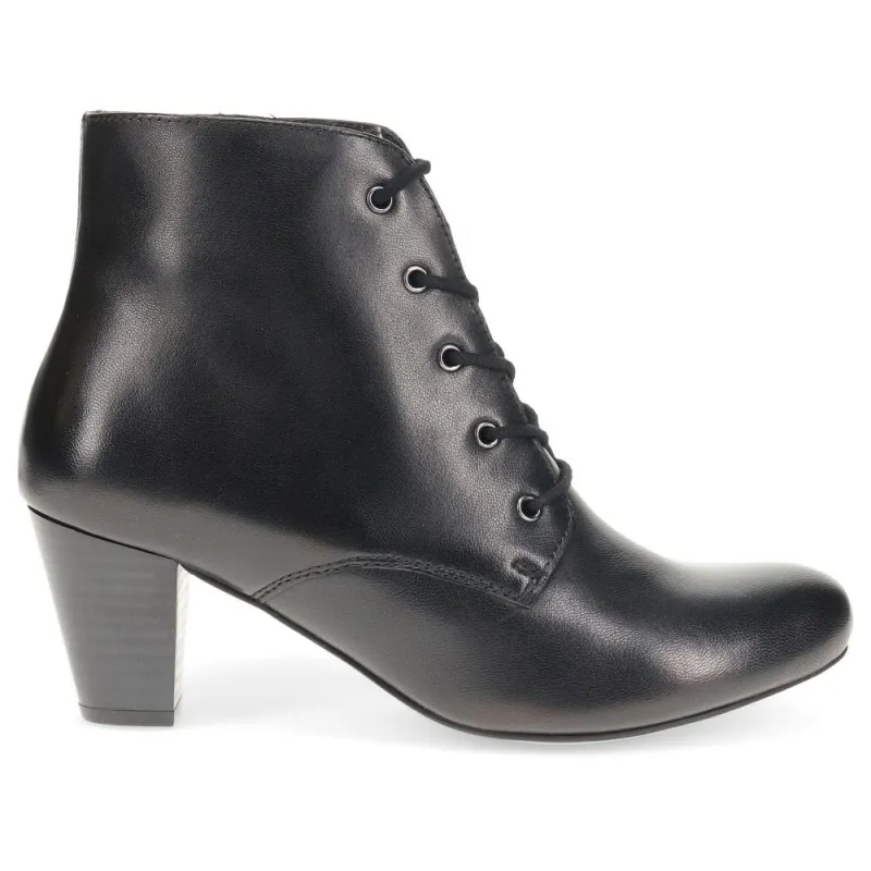 Karri Leather Ankle Boots - KARRI / 325 948 - Black sold by Jones Bootmaker