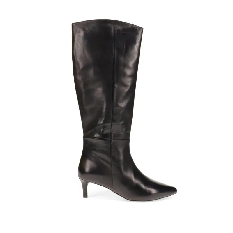 Catia Leather Long Boots - CATIA / 325 952 - Black sold by Jones Bootmaker