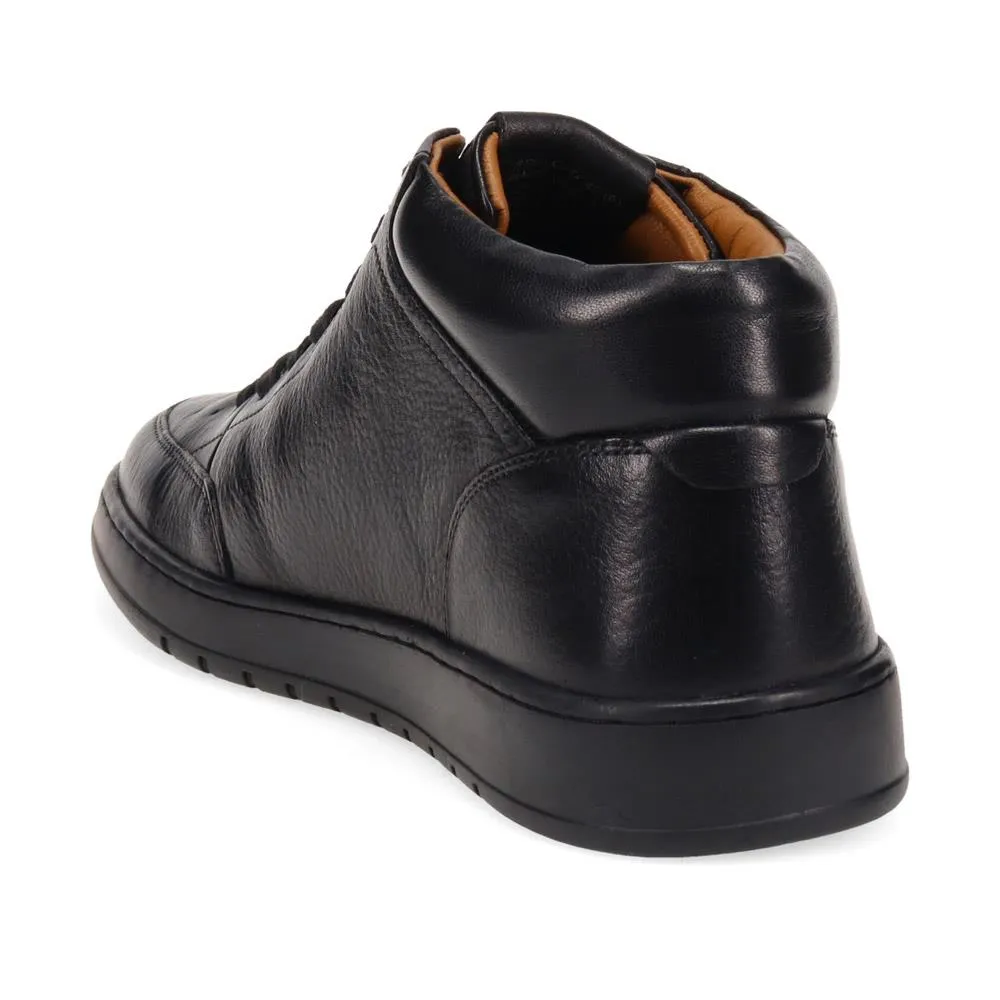 Stafford Leather Lace-Up Trainers - STAFFORD / 325 929 - Black sold by Jones Bootmaker product image thumbnail 3