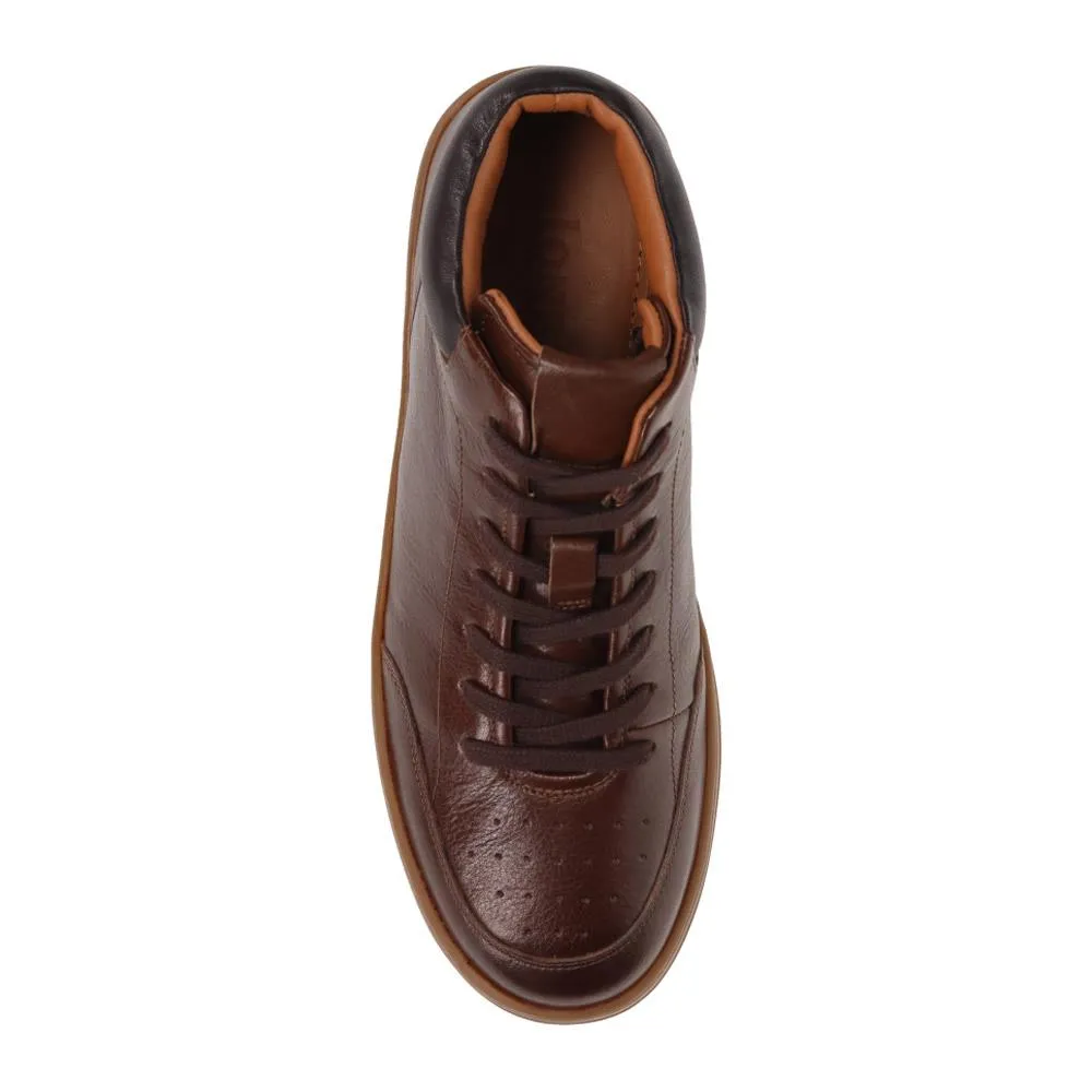 Stafford Leather Lace-Up Trainers - STAFFORD / 325 929 - Dark Brown sold by Jones Bootmaker product image thumbnail 4