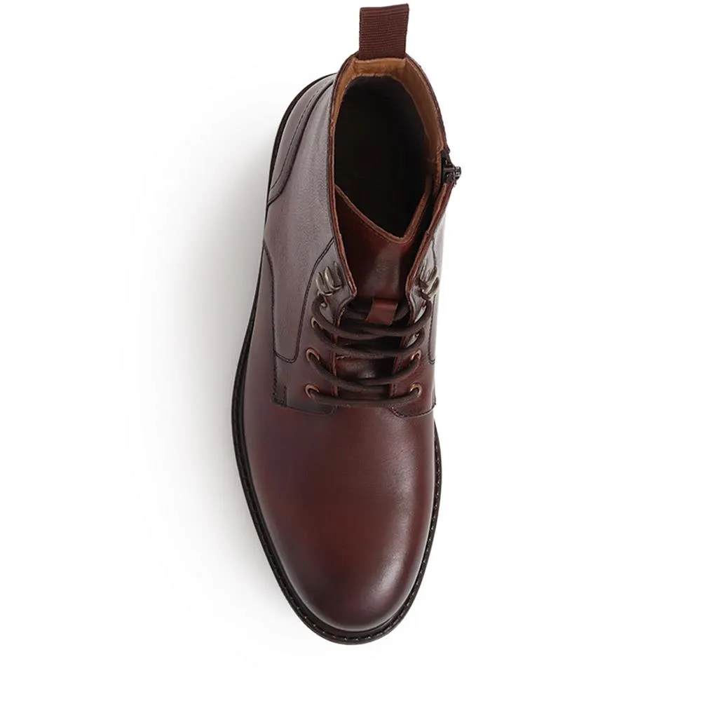 Derry Leather Lace-Up Boots - DERRY / 325 924 - Brown sold by Jones Bootmaker product image thumbnail 5