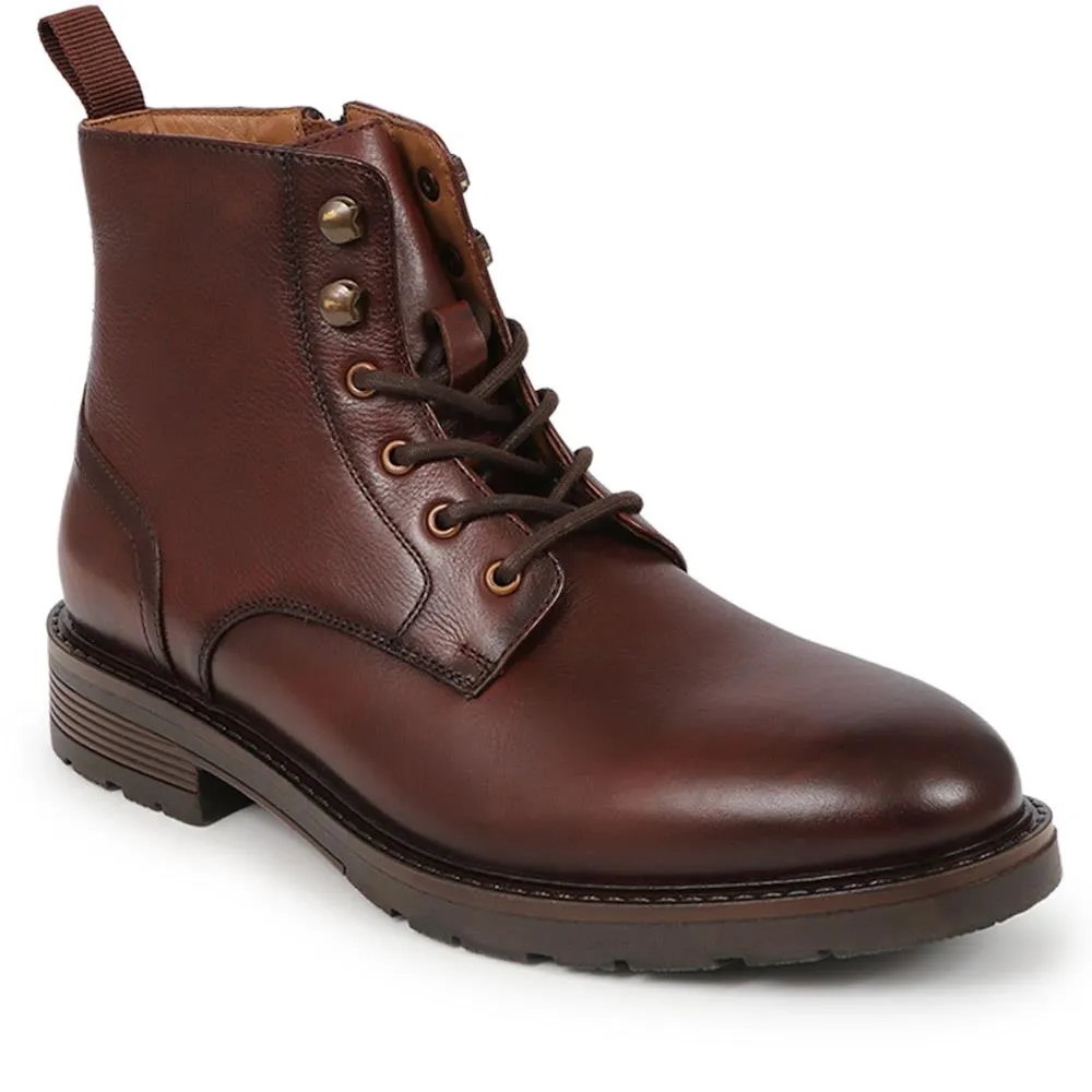 Derry Leather Lace-Up Boots - DERRY / 325 924 - Brown sold by Jones Bootmaker product image thumbnail 2