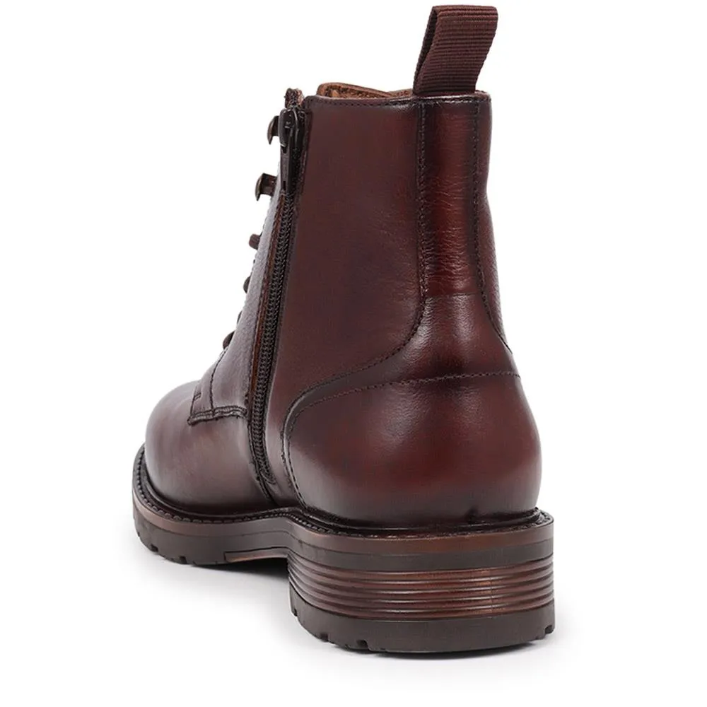 Derry Leather Lace-Up Boots - DERRY / 325 924 - Brown sold by Jones Bootmaker product image thumbnail 3