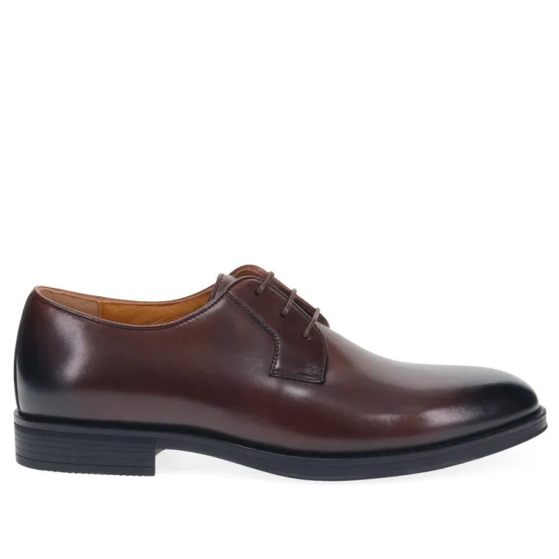 Manchester Wide Leather Lace-ups - MANCHESTERWIDE / 325 897 - Dark Brown sold by Jones Bootmaker