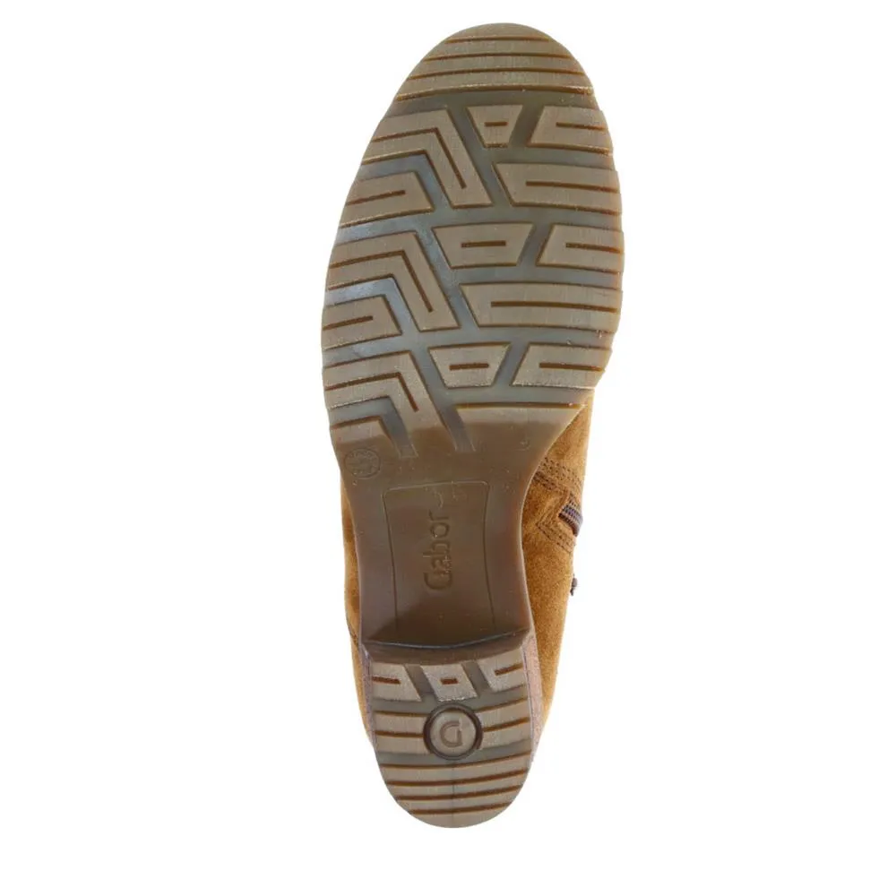 Delight Block-Heeled Ankle Boots - GAB40513 / 325 887 - Cognac Suede sold by Jones Bootmaker product image thumbnail 5