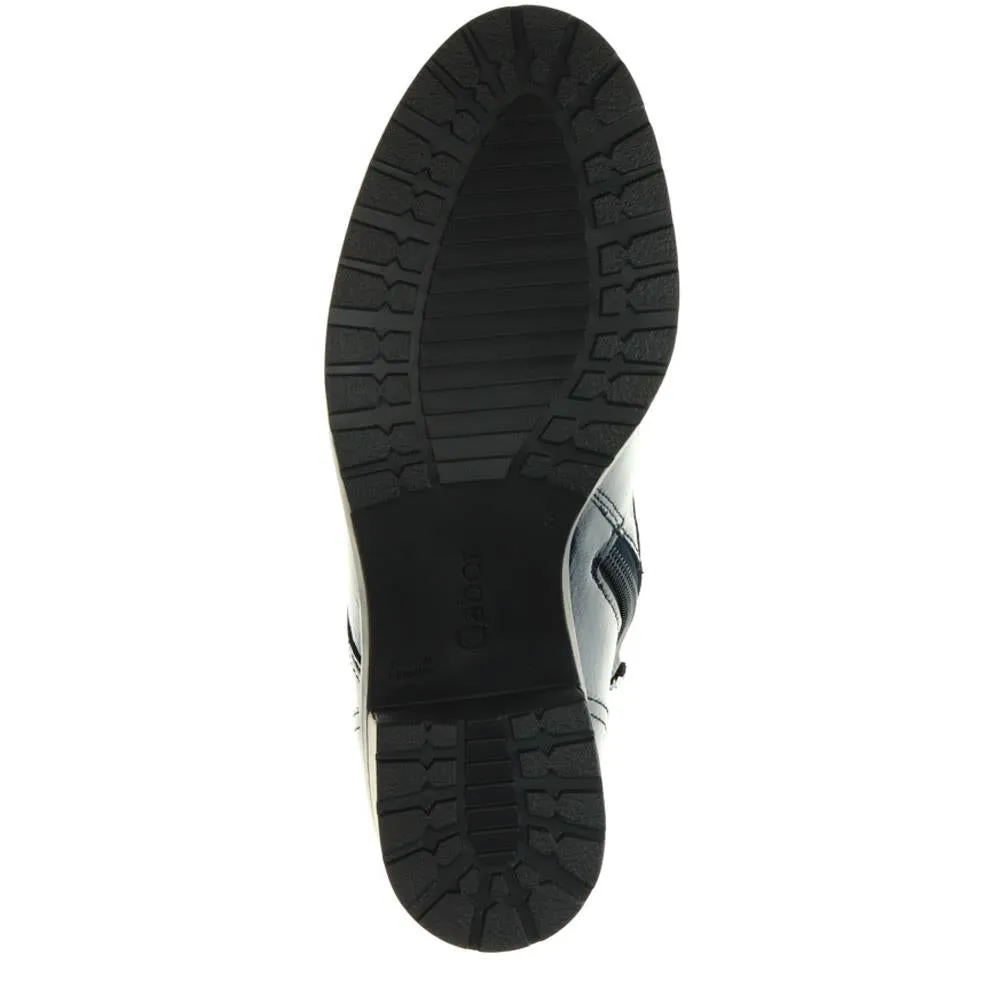 Joylon Block Heel Lace-Up Boots - GAB40510 / 325 884 - Navy sold by Jones Bootmaker product image thumbnail 4