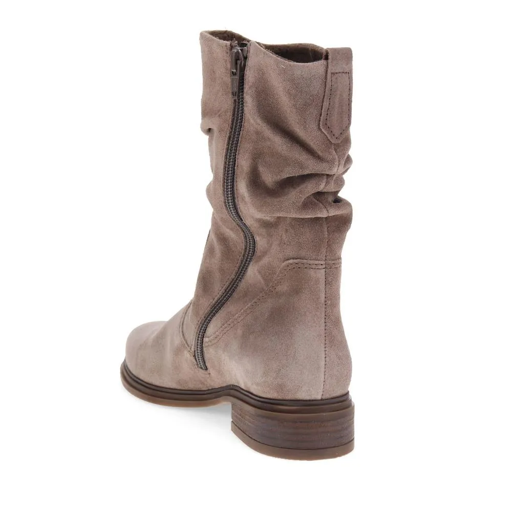 Hodie Leather Slouch Ankle Boots - GAB40507 / 325 881 - Grey Suede sold by Jones Bootmaker product image thumbnail 3