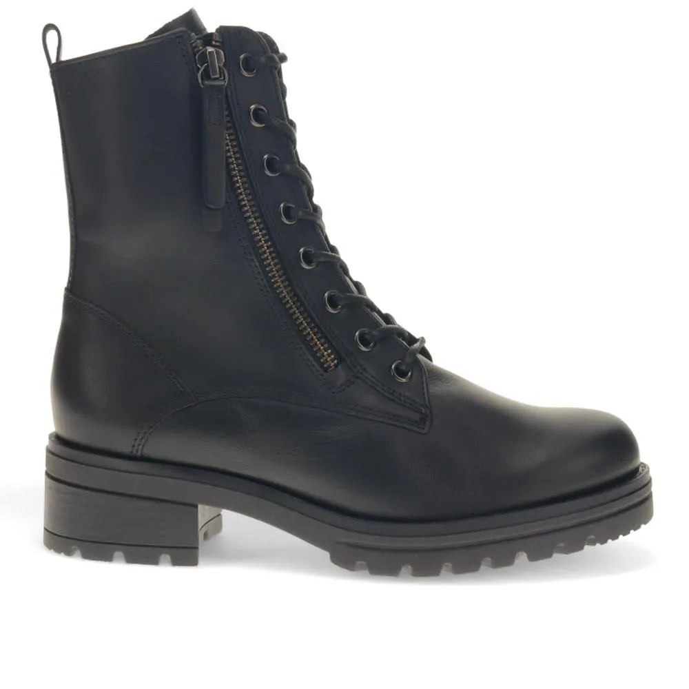 Serve Leather Lace-Up Boots - GAB40506 / 325 880 - Black sold by Jones Bootmaker