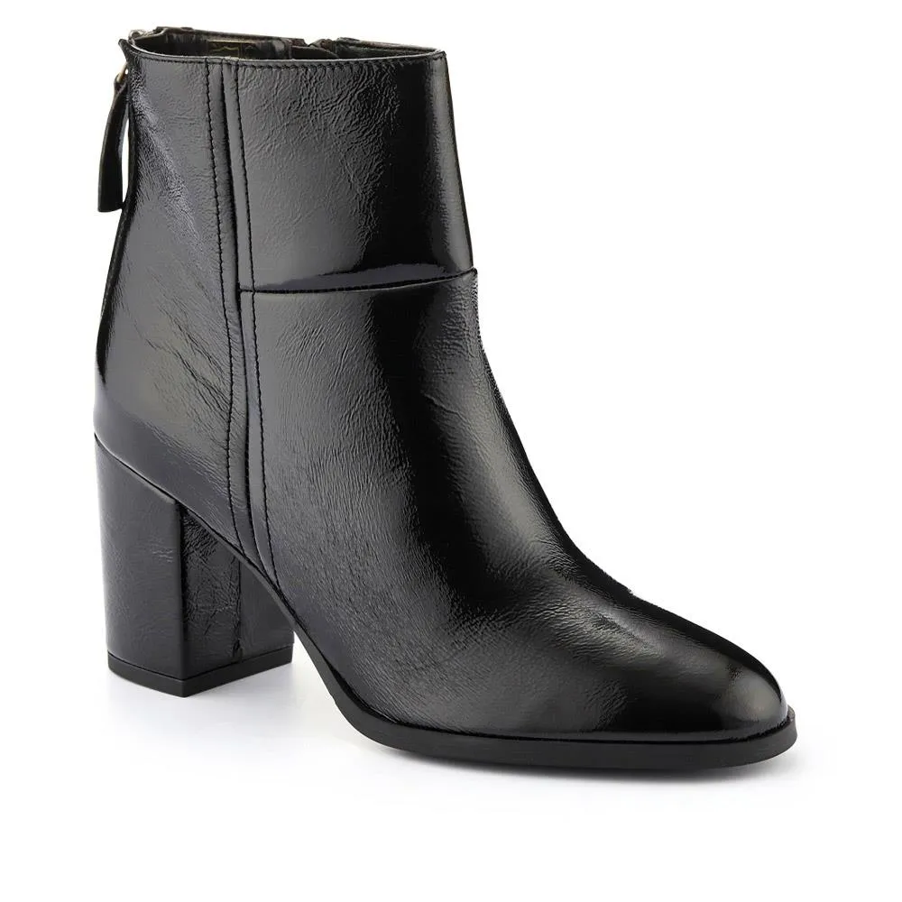 Karlia Leather Ankle Boots - KARLIA / 325 868 - Black Patent sold by Jones Bootmaker product image thumbnail 2
