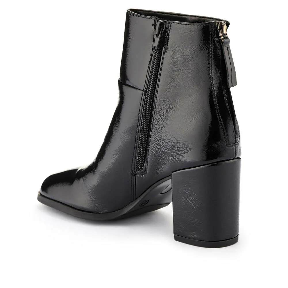 Karlia Leather Ankle Boots - KARLIA / 325 868 - Black Patent sold by Jones Bootmaker product image thumbnail 3