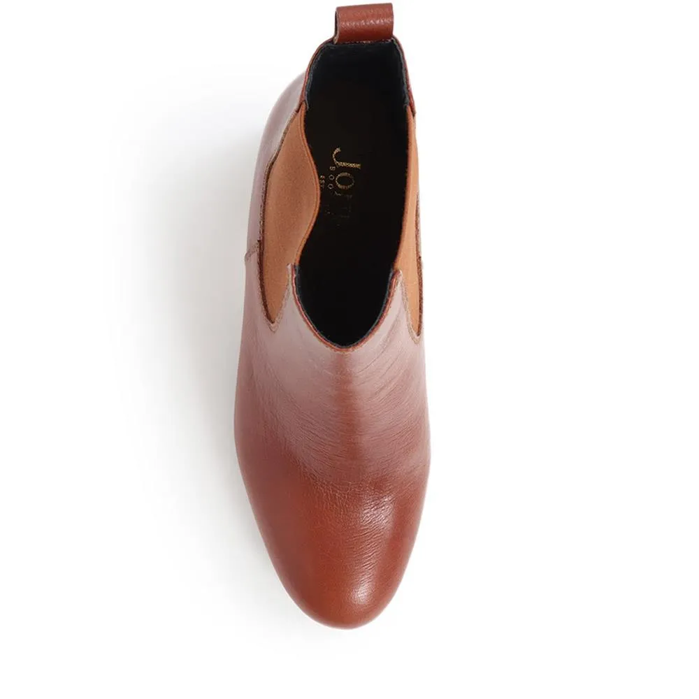 Kalista Heeled Boots - KALISTA / 325 851 - Tan sold by Jones Bootmaker product image thumbnail 5