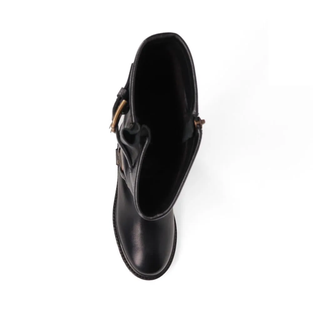 Elstree Casual Leather Long Boots - ELSTREE / 325 854 - Black sold by Jones Bootmaker product image thumbnail 5