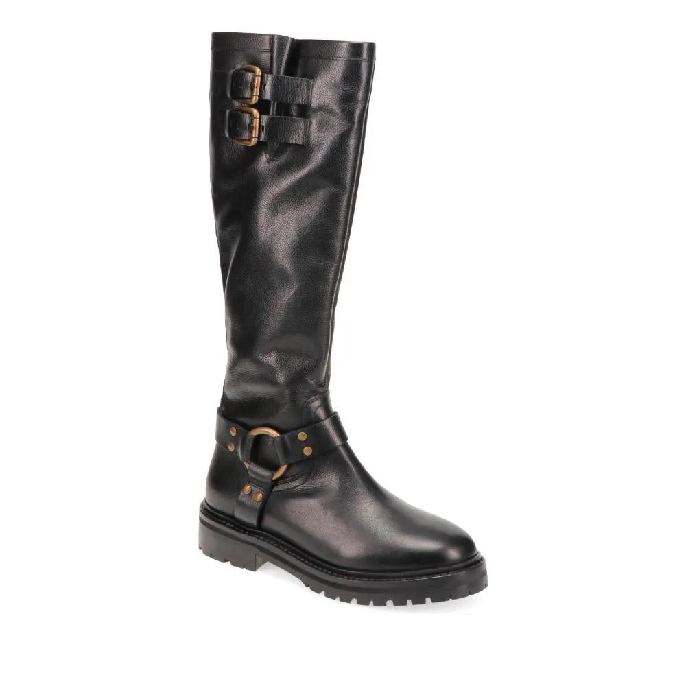 Elstree Casual Leather Long Boots - ELSTREE / 325 854 - Black sold by Jones Bootmaker product image thumbnail 2