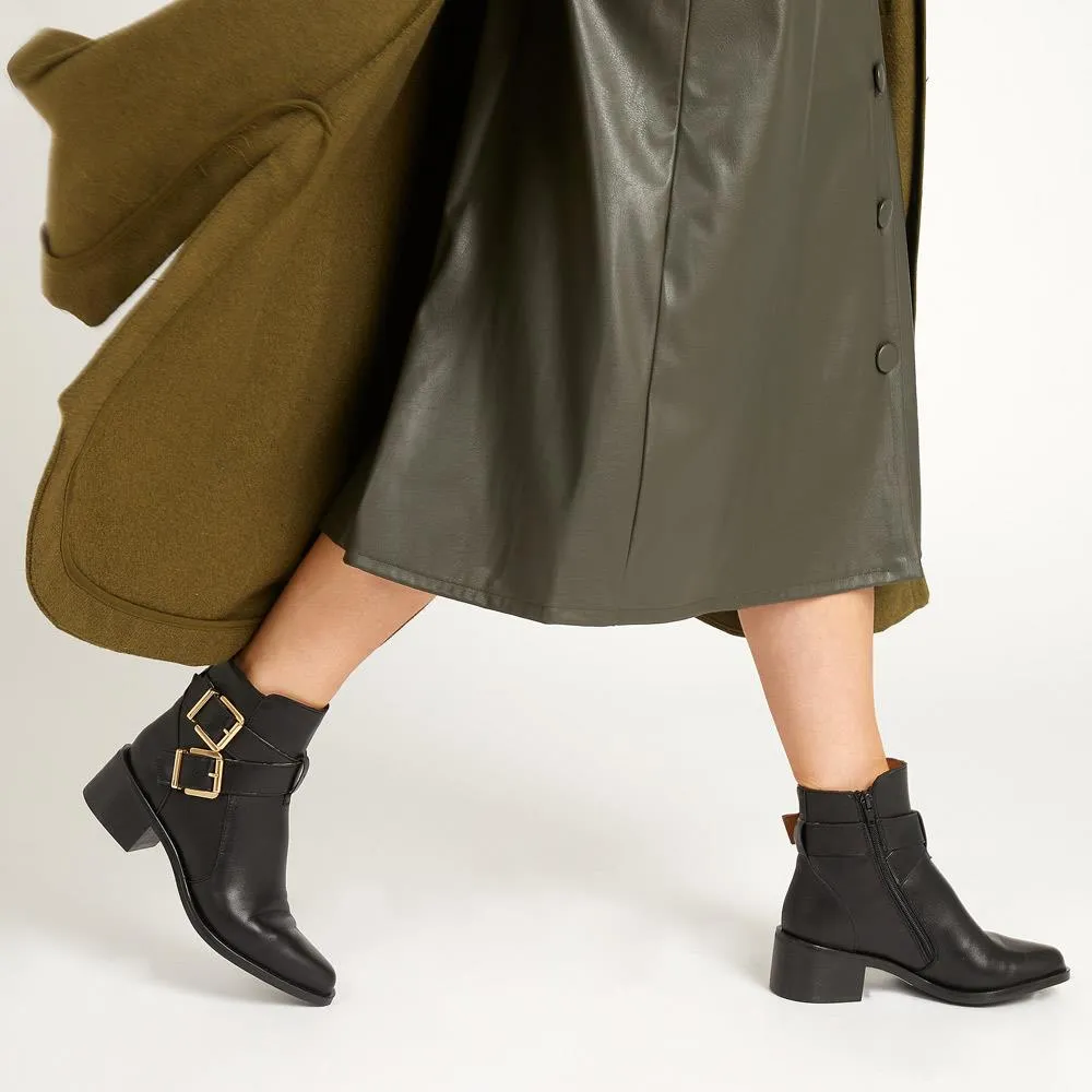 Ida Heeled Ankle Boots - IDA / 322 810 - Black sold by Jones Bootmaker product image thumbnail 5