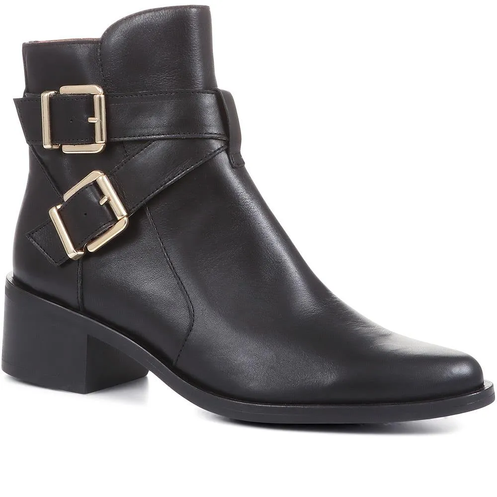 Ida Heeled Ankle Boots - IDA / 322 810 - Black sold by Jones Bootmaker product image thumbnail 2