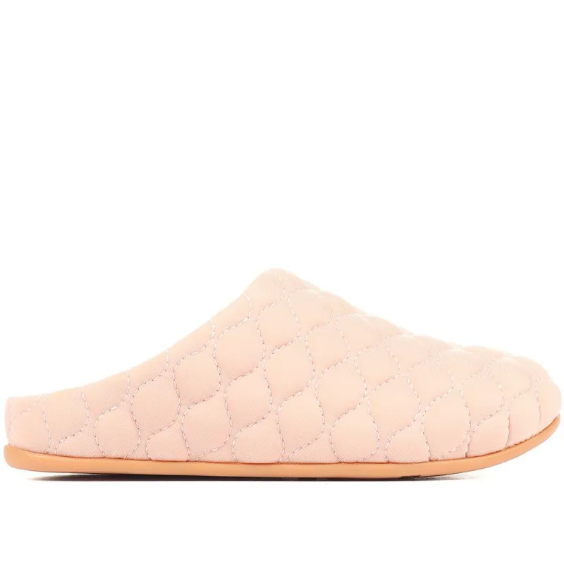 Chrissie Quilted Slippers - FITF34508 / 320 647 - Beige sold by Jones Bootmaker