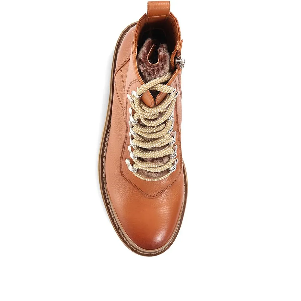 Susanna Leather Hiker Boots - SUSANNA / 322 841 - Tan sold by Jones Bootmaker product image thumbnail 4