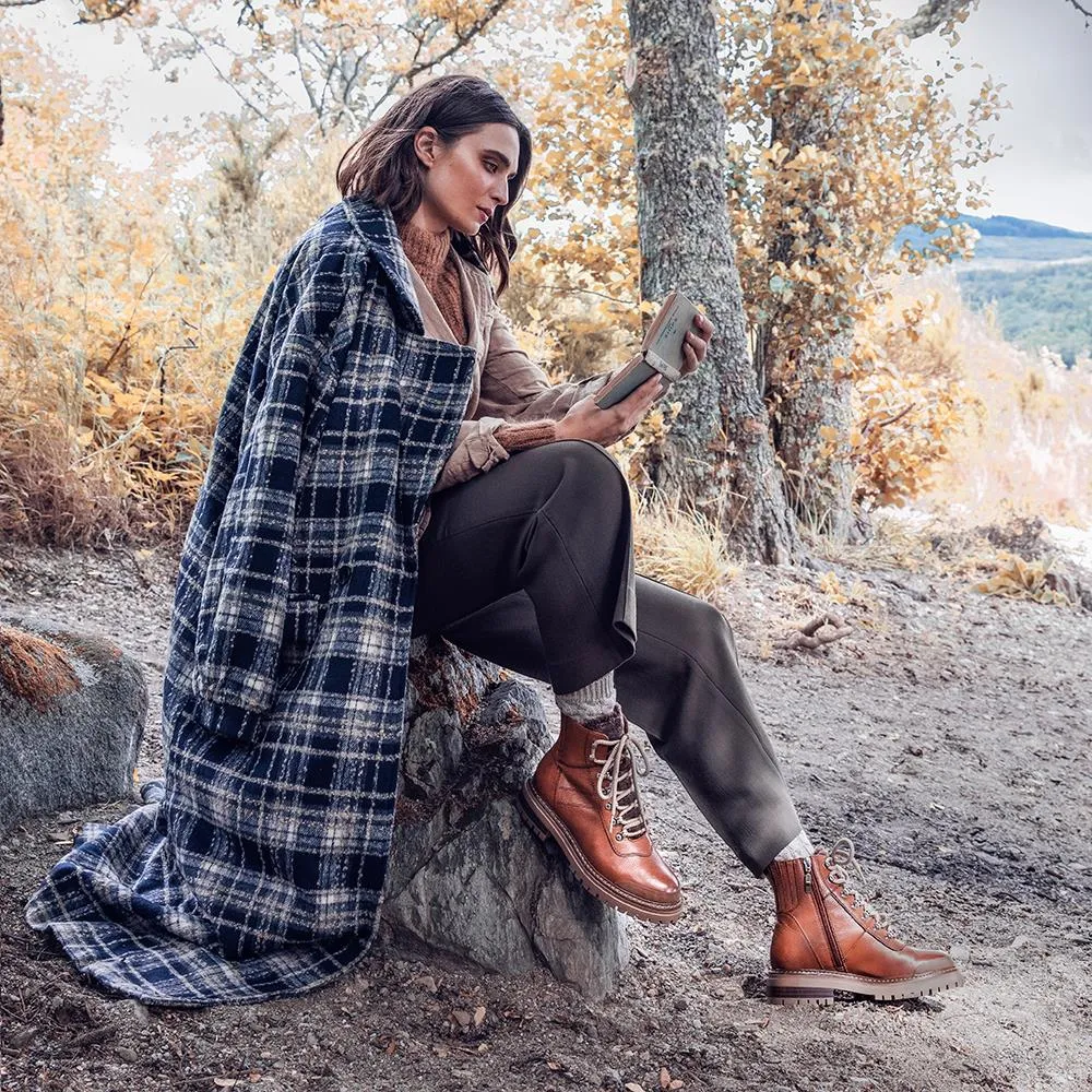 Susanna Leather Hiker Boots - SUSANNA / 322 841 - Tan sold by Jones Bootmaker product image thumbnail 5