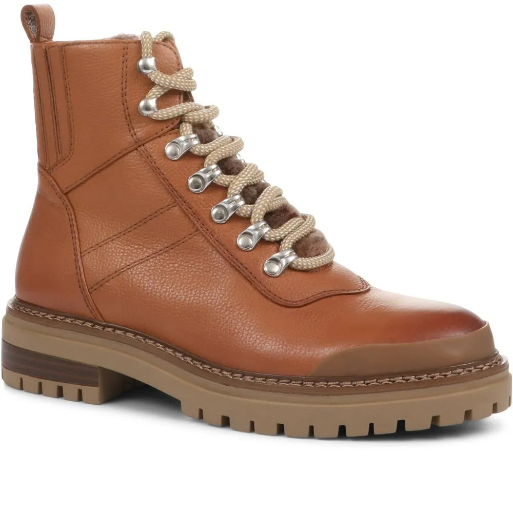 Susanna Leather Hiker Boots - SUSANNA / 322 841 - Tan sold by Jones Bootmaker product image thumbnail 2