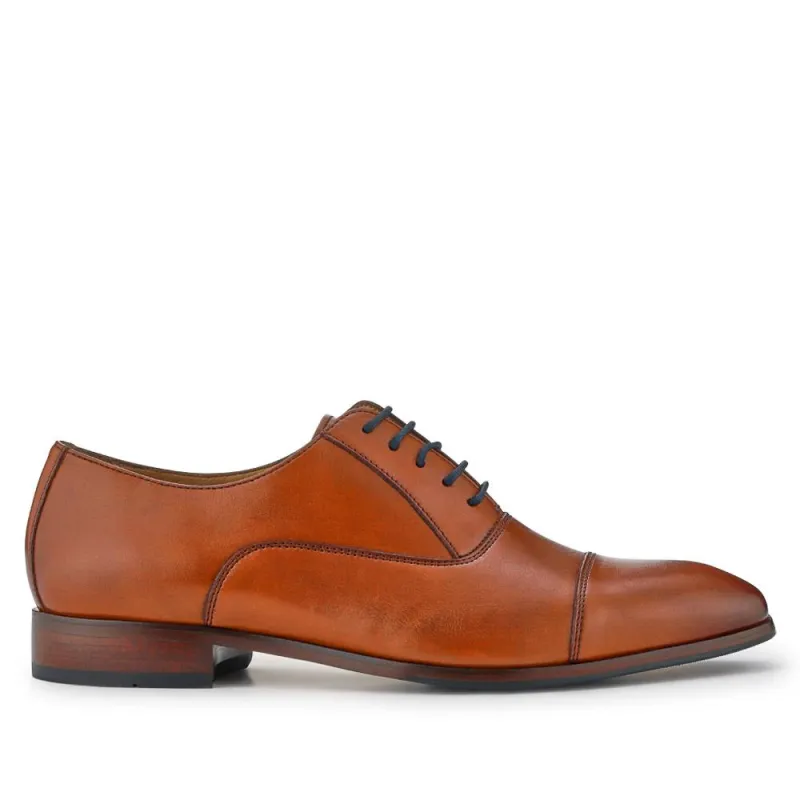 Marvin Leather Oxford Shoes - MARVIN / 325 748 - Tan sold by Jones Bootmaker
