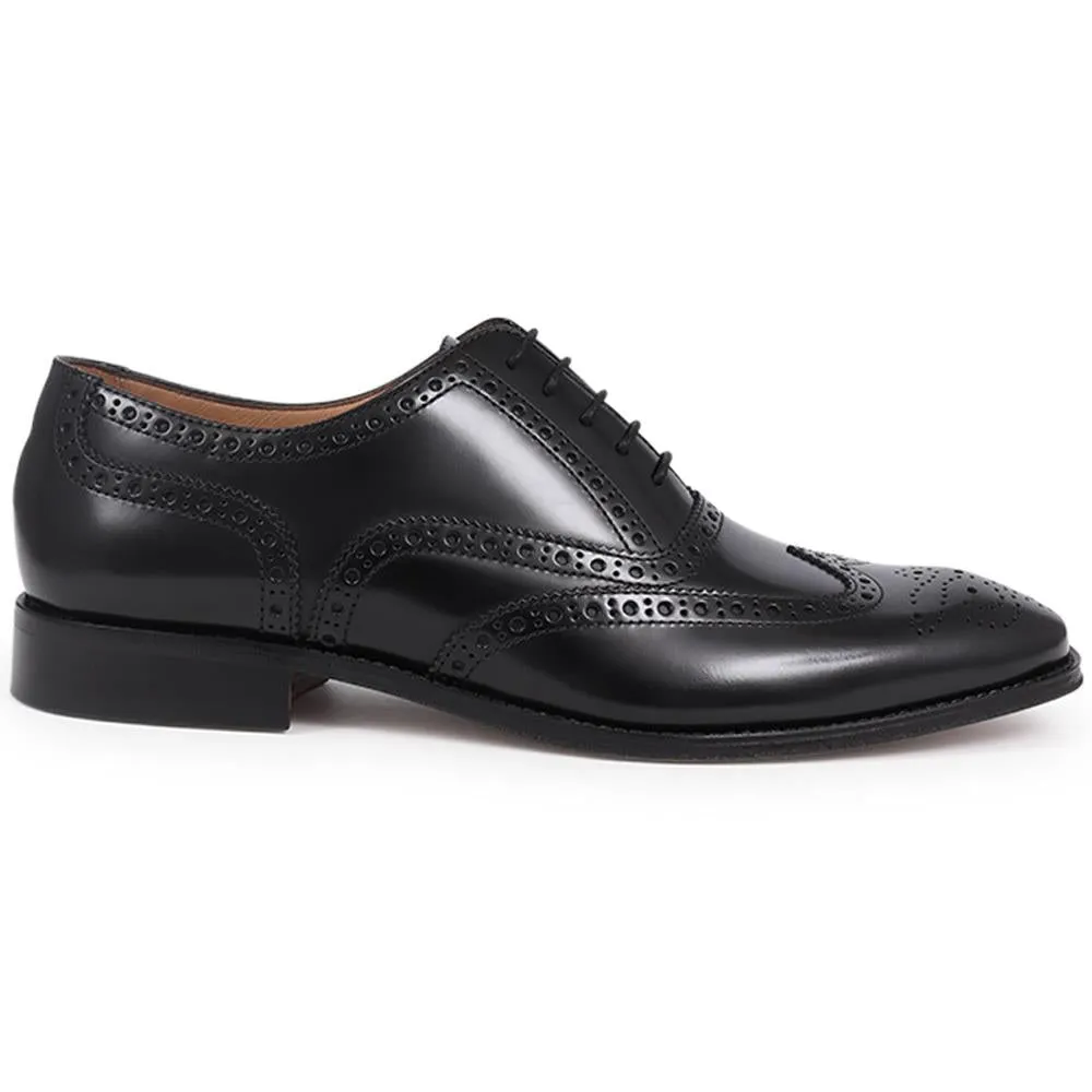 Martyn Leather Oxford Brogues - MARTYN / 325 750 - Black sold by Jones Bootmaker