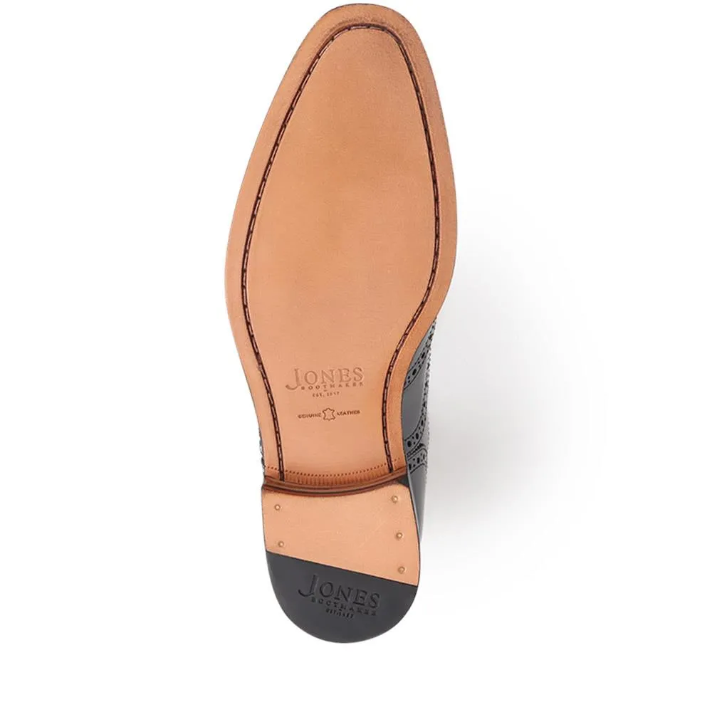 Martyn Leather Oxford Brogues - MARTYN / 325 750 - Black sold by Jones Bootmaker product image thumbnail 4